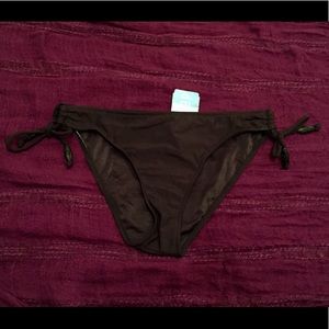 Delias black bikini bottom.